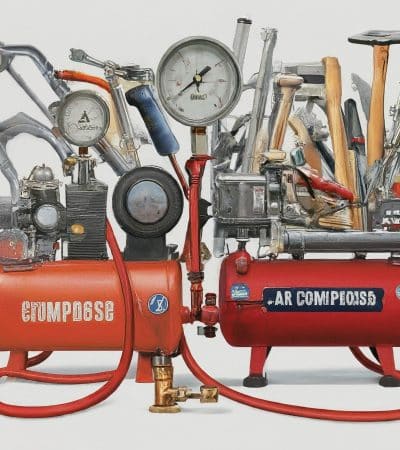 how to connect 2 air compressors together